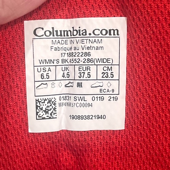 Columbia Newton Ridge Plus Waterproof Hiking Boots Women's 6.5 W Elk/Mountain Rd - Picture 3 of 8